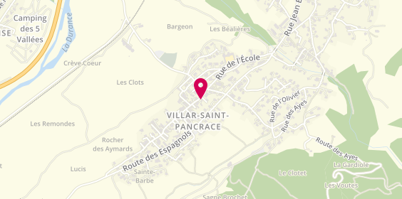 Plan de Ets Rey F, Zone Artisanale la Tour No 7, 05100 Villar-Saint-Pancrace
