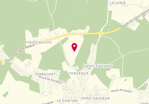 Plan de VILLARET JEAN LUC, 20 Route de la Rafraigne Lieu Dit Grandchamp, 24520 Saint-Sauveur