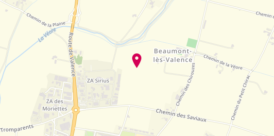 Plan de Électro'dep, Zone Sirius Iii 345 Allee Marc Seguin, 26760 Beaumont-lès-Valence
