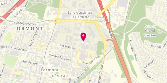 Plan de Sigma Reseaux, Rue Cantelaudette, 33310 Lormont