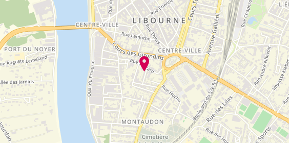 Plan de M.A Electrons Électricité, 10 Rue Alexandre, 33500 Libourne