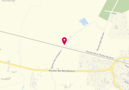 Plan de BOUCHERIE Alisson, 102 Route de la Petite Riviere, 33450 Saint-Sulpice-et-Cameyrac