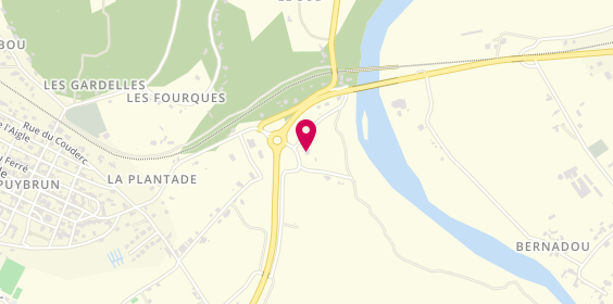 Plan de Electro Plus, Lieu-Dit Pont de Mols Zone Artisanale Puybrun, 46130 Tauriac