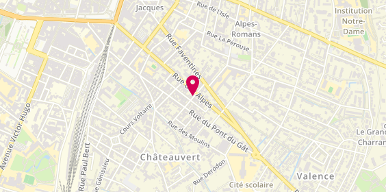 Plan de A.m-Elec 26 07, 15 Rue de Strasbourg, 26000 Valence