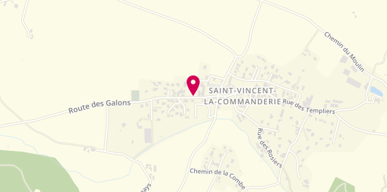 Plan de Maxi Services, Lambert Giraud 120 Bis Route Galons, 26300 Saint-Vincent-la-Commanderie