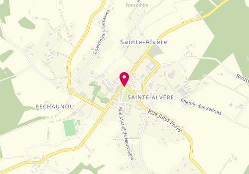Plan de Jacques Grellety, Lieu-Dit Pellugue Sud, 24510 Sainte-Alvère-Saint-Laurent-les-Bâtons