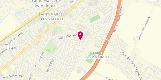 Plan de Gmelec 26, 7 Rue des Pêchers, 26320 Saint-Marcel-lès-Valence