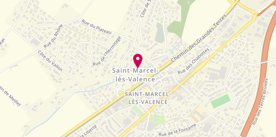 Plan de Aedi, 6 Allée Terrasses, 26320 Saint-Marcel-lès-Valence