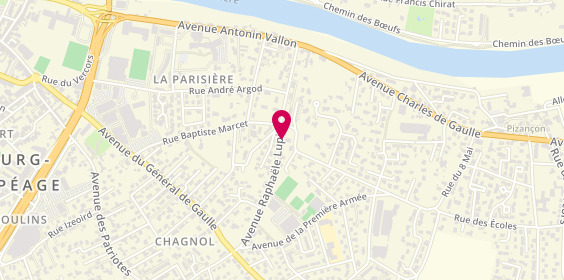 Plan de Ecad Bat, 17 Bis avenue Raphaëlle Lupis, 26300 Bourg-de-Péage