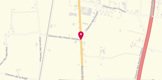 Plan de Da.elect.service, 1420 Route du Dauphine, 26600 La Roche-de-Glun