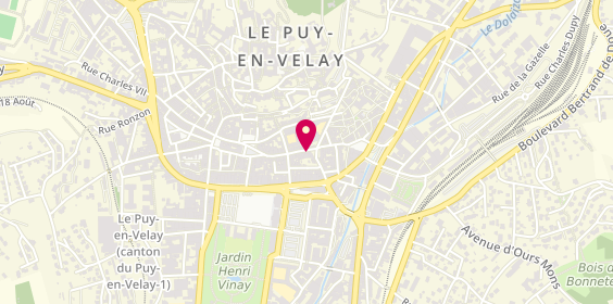 Plan de Merle Etablissements, 80 Rue Chaussade, 43000 Le Puy-en-Velay