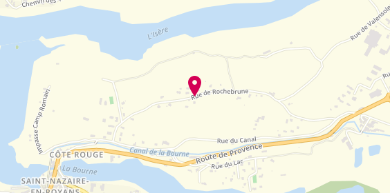 Plan de Arod Electricité, 734 Rue Rochebrune, 38680 Saint-Just-de-Claix