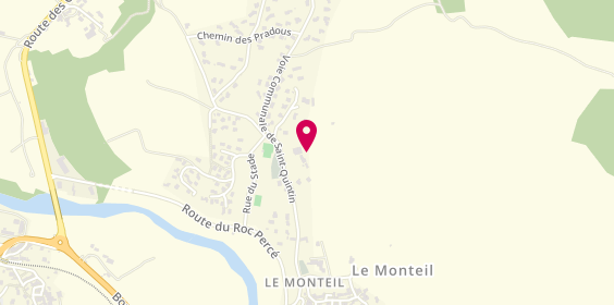 Plan de Bruno Services, Le Mont Chaux 54 Voie Saint Quintin, 43700 Le Monteil