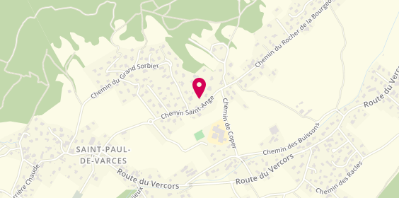 Plan de BAFFIONI-VENTURI Electricité Services, 559 chemin Saint-Ange, 38760 Saint-Paul-de-Varces