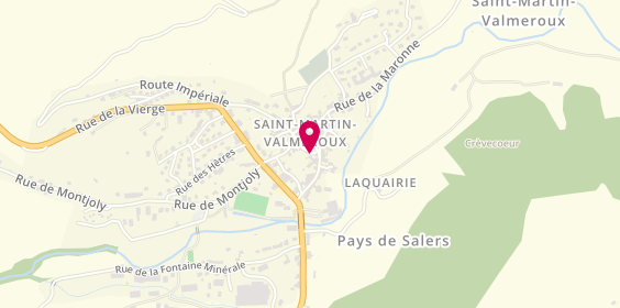 Plan de MARTIN Pascal, Route de Mauriac, 15140 Saint-Martin-Valmeroux