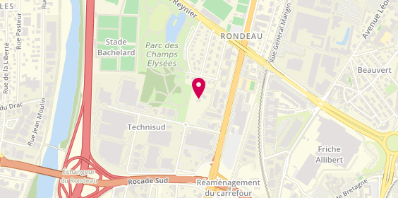 Plan de Soc Dauphin Equip Electriques, 204 Cours Liberation - General de Gaulle, 38100 Grenoble