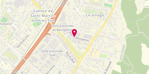 Plan de Hulin, 46 Rue Bourgamon, 38400 Saint-Martin-d'Hères