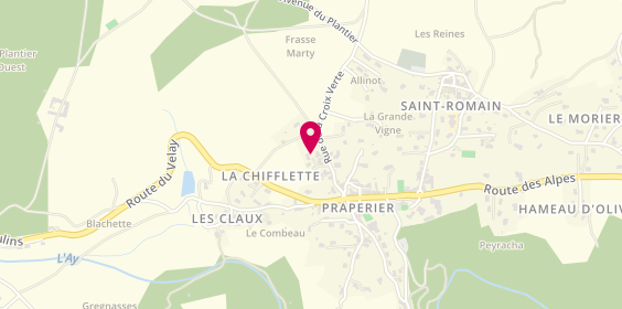 Plan de Aef Energies, La Chifflette, 07290 Saint-Romain-d'Ay
