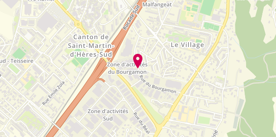 Plan de Tech Services Installations, 28 Rue Bourgamon, 38400 Saint-Martin-d'Hères