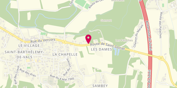 Plan de COURBY Daniel, 215 Dames, 26240 Saint-Barthélemy-de-Vals