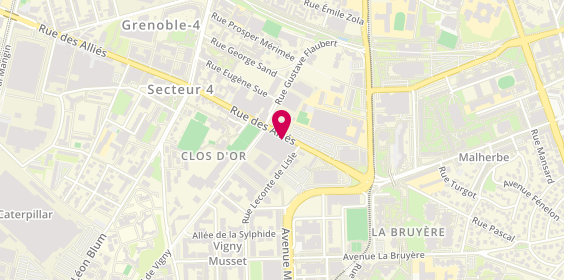 Plan de Cf Cab, 35 Rue Alliés, 38100 Grenoble