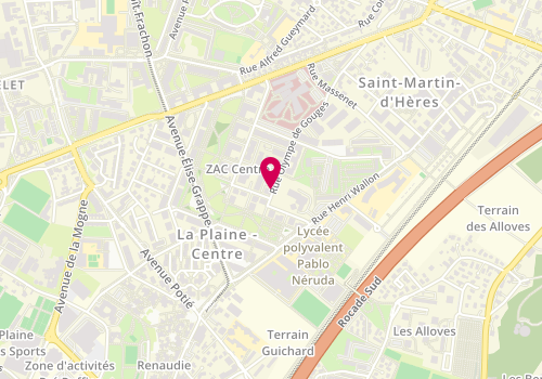 Plan de SARL Antoine et Yannick Tota, 24 Rue Olympe de Gouges, 38400 Saint-Martin-d'Hères