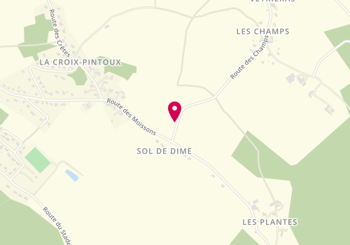 Plan de EI Couteille, 83 Route des Champs, 24110 Léguillac-de-l'Auche