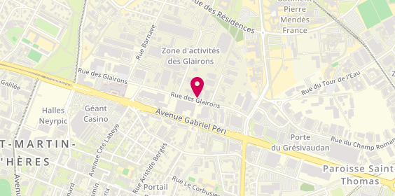 Plan de Automatismes Services, 31 Rue des Glairons, 38400 Saint-Martin-d'Hères