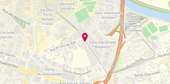 Plan de Mglec, 2 Rue Mayencin, 38400 Saint-Martin-d'Hères