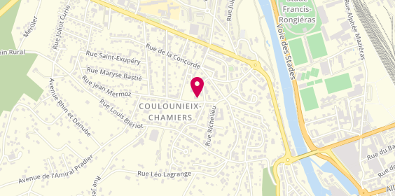 Plan de Ntt Electricité - Ntt Event, 102 Rue Henri Dunant, 24660 Coulounieix-Chamiers