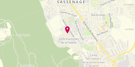Plan de Id'Energie, 15 avenue de la Falaise, 38360 Sassenage