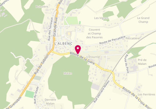 Plan de My Elec, Route de la Scierie, 38470 L'Albenc