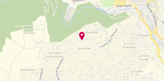 Plan de FAURITE Jean Francois, Route de Bramefan, 07100 Annonay