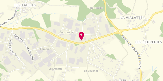 Plan de Actemium, Zone Industrielle Pins, 43620 Saint-Pal-de-Mons