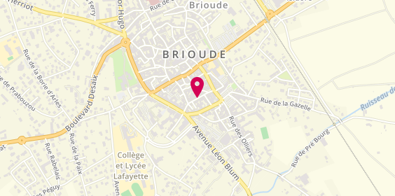 Plan de D & A, 9 Rue Chèvrerie, 43100 Brioude