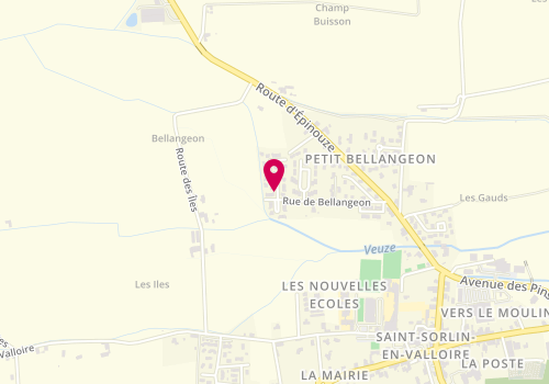 Plan de MEUNIER Laurent, 18 Impasse des Mauves, 26210 Saint-Sorlin-en-Valloire