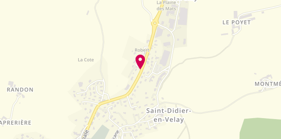 Plan de CEGIB Electricité, Lieu-Dit Robert, 43140 Saint-Didier-en-Velay