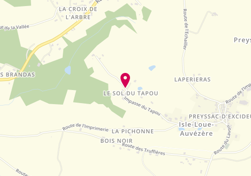 Plan de Danjou-Bouyssou SAS, Le Sol du Tapou, 24160 Preyssac-d'Excideuil
