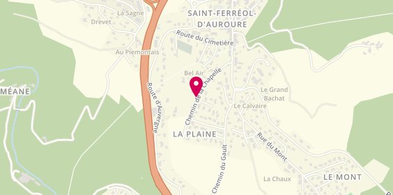Plan de Pgelec 43, 411 chemin de la Chapelle, 43330 Saint-Ferréol-d'Auroure