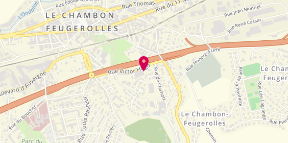 Plan de S.T.E.V, 34 Rue Victor Hugo, 42500 Le Chambon-Feugerolles