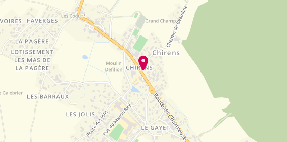 Plan de AL Chartreuse Electricité, 124 Route du Bourg, 38850 Chirens