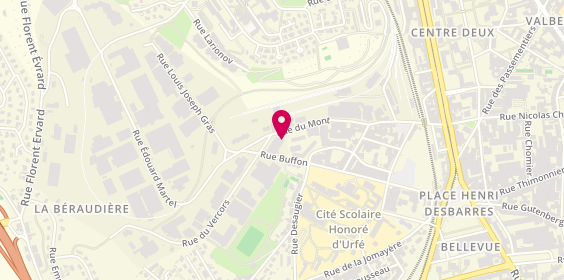 Plan de AJSOLAIRE St-Etienne | Photovoltaïque | autoconsommation | autonomie, 39 Rue du Mont, 42100 Saint-Étienne