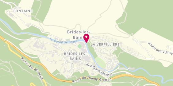 Plan de Brides Electricité, Allée des Moulins, 73570 Brides-les-Bains