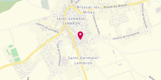 Plan de Bgeb, 13 Rue du Montcelet, 63340 Saint-Germain-Lembron