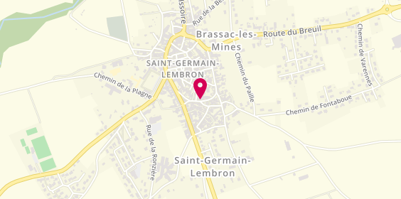 Plan de Gmelec'energie, 23 Rue Tournelle, 63340 Saint-Germain-Lembron
