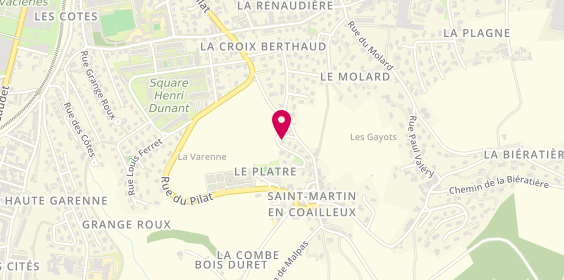Plan de BOUTEYRON Frédéric, 1 Rue Prise de la Bastille, 42400 Saint-Chamond