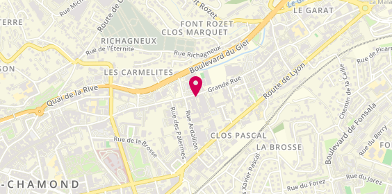 Plan de Elecdom Systeme, 3 Grande Rue, 42400 Saint-Chamond