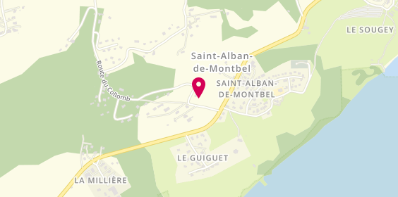Plan de Electricite Generale Robert Courrier, Lotissement Saint Alban Services, 73610 Saint-Alban-de-Montbel