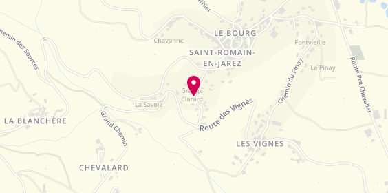 Plan de BRUYAS Lucien, 135 Chemin Brechet, 42800 Saint-Romain-en-Jarez