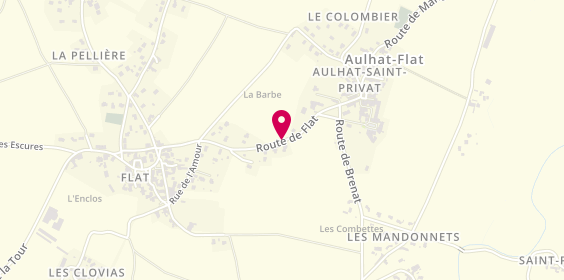 Plan de CARDON Jean-Jacques, Aulhat Saint Privat Route Flat, 63500 Aulhat-Flat
